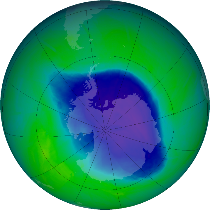 Ozone Map 2008-11-06